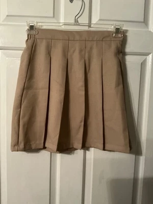 🌸Izod Aprobado Ropa Escolar Uniforme Plisado Caqui Elástico Espalda Skort Talla 16 Nuevo con Etiquetas Foto 1 de 4