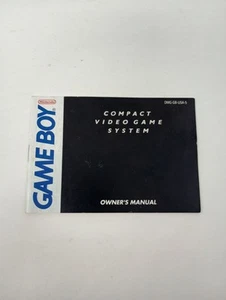 Nintendo Gameboy Compact Videogioco Sistema Manuale del proprietario DMG-GB-USA-1 Inserto - Foto 1 di 7
