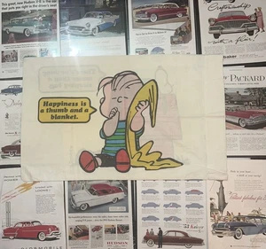 Vtg 1971 Charlie Brown Peanuts Snoopy Standard PillowCase. A-07 - Picture 1 of 7