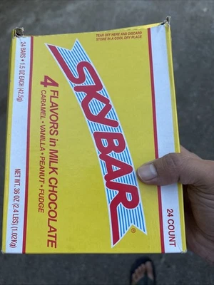 Sky Bar Bar Bar Barras de Chocolate Clásicas - Paquete de 24, 4 Sabores en Chocolate con Leche Foto 1 de 2