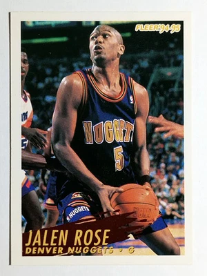 Fleer #276 Jalen Rose RC 1994-95 (nuevo) Foto 1 de 2