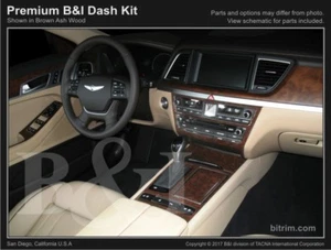 LARGE DASH KIT FOR HYUNDAI GENESIS (fits 8" screen) SEDAN 2015-2016 32PCS - Picture 1 of 7