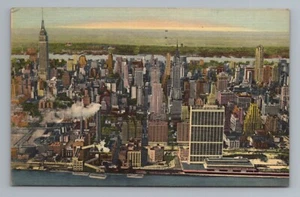 Cartolina Mid-Town Manhattan New York City - Foto 1 di 2