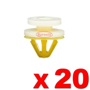 RENAULT TRAFIC DOOR CARD PANEL TRIM CLIPS INTERIOR MK2 TRAFFIC Yellow PLASTIC 20 - Picture 1 of 1