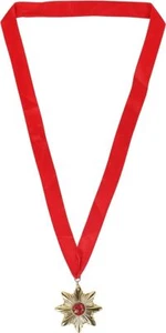 Medalla Drácula con Cinta Roja - Perfecto para Halloween, Fiestas, Juegos con disfraces - Imagen 1 de 5