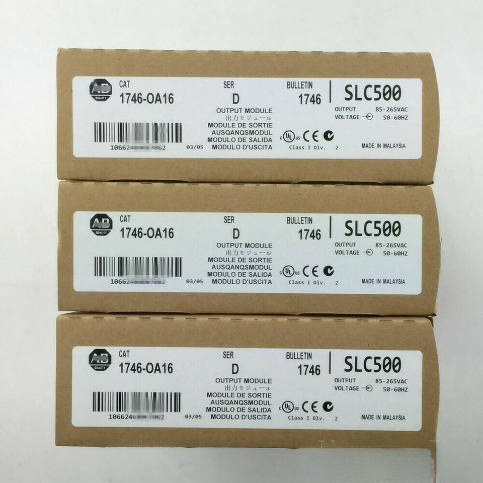 1746-OA16 SER D AB SLC 500 Output Module 1746OA16 New Factory Sealed - Image 1 of 1