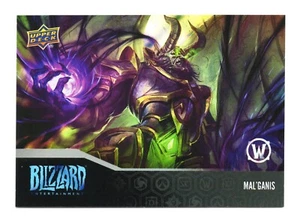 2023 Upper Deck Blizzard Legacy - #27 Mal'Ganis - Warcraft - Blue Foil - Picture 1 of 2