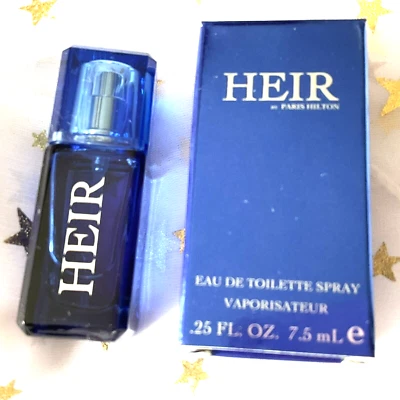 Heir by Paris Hilton 0.25oz 7.5ml Eau de Toilette Mens Spray Mini New In Box - Image 1 of 4