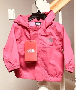 THE NORTH FACE Tailout Hooded Rain Jacket Baby Infant 3 months- 6 months Pink - Picture 1 of 10