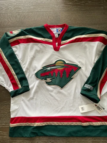 Minnesota Wild CCM Vintage NHL Hockey Jersey Mens XXL Inaugural Season NEW NWT Cover