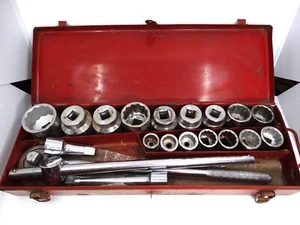 Free Shipping 3/4 drive socket set sae 20 Piece Set Unbranded - Bild 1 von 6