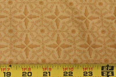 Por 1/2 yarda, medallones de oro en edredón de algodón dorado, moda/Gervais/calabazas Posh, V555 Foto 1 de 4