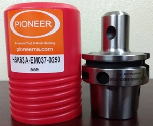Soporte de fresa de extremo HPI Pioneer HSK63A 3/8" 2,50" **NUEVO** - Imagen 1 de 3