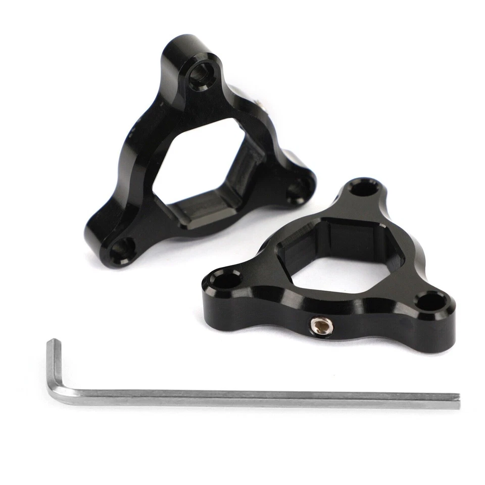 Fork Pre Adjusters Black 17MM Fit Suzuki GSX1400 GSXR1100 TL1000R TL1000S BLK - Imagem 1 de 4
