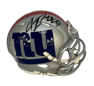Jeremy Shockey autographed signed mini helmet New York Giants JSA COA - Picture 1 of 3