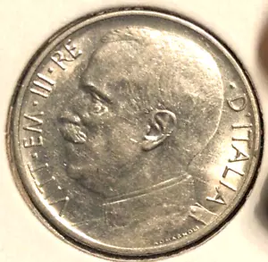 Italia 1920 R 50 centesimi KM 61,1 BU - Foto 1 di 2