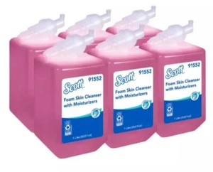 6 PACK SCOTT 91552 Foam Cleanser Soap w/ Moisturizers 33.8oz Dispenser Refills - Picture 1 of 4