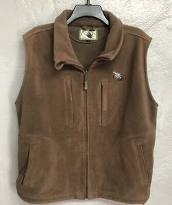 Chaleco marrón MPW Apparel para hombre talla grande resistente - Imagen 1 de 10