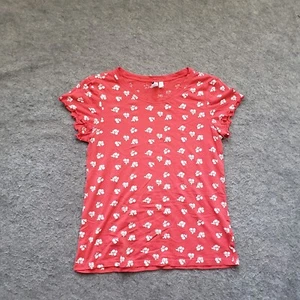 & Other Stories Shirt Damen 4 Rot Kurzarm Freizeit Baumwolle Kirschen Damen - Bild 1 von 10