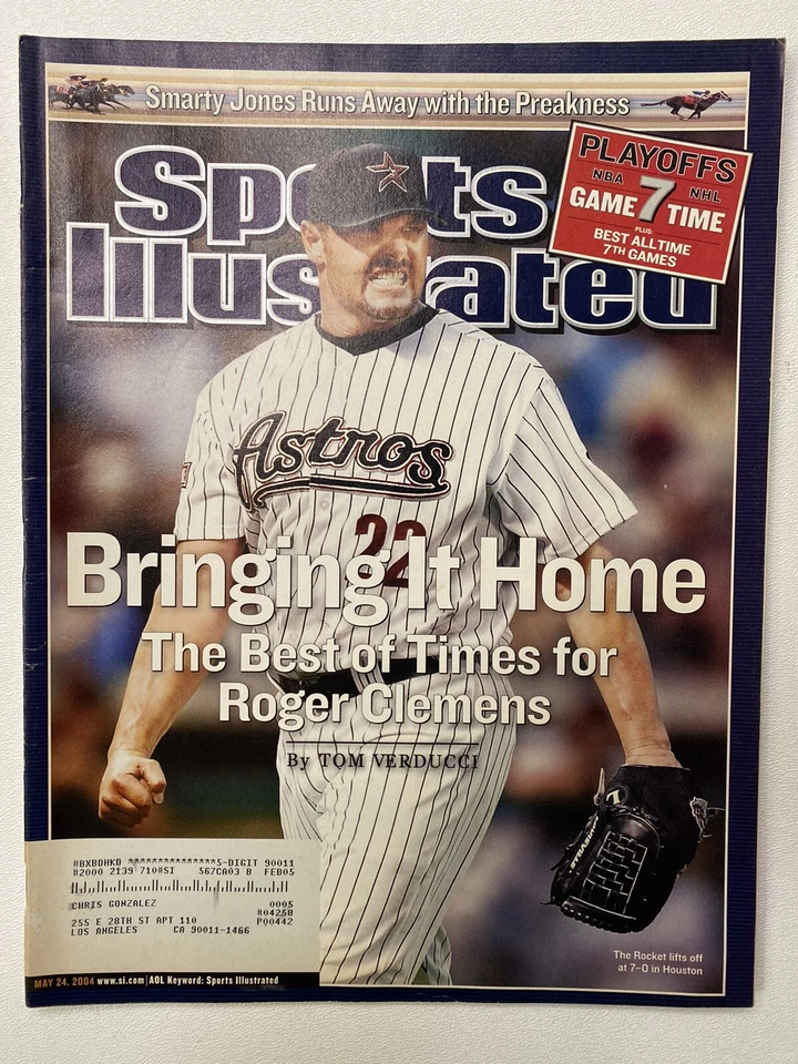 Sports Illustrated May 24, 2004 Roger Clemens Bringing It Home Houston Astros - Image 1 of 1