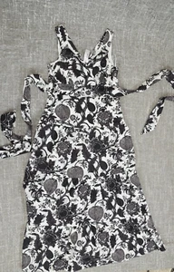 J.Crew Women's White and Black Dress Size 10 - Picture 1 of 4