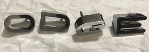 1961-1965 DODGE D-SERIES/W-SERIES/POWER WAGON/SWEPTLINE HOOD LETTER EMBLEMS - Picture 1 of 10