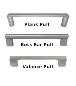 Modern Square Boss Bar Pull Handle Kitchen/Bath Cabinet Hardware Stainless Steel - Picture 1 of 11