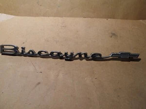 1963 1964 Chevrolet Biscayne Nameplate Emblem Ornament Part 436707 - Picture 1 of 15