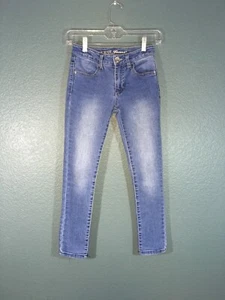 GUESS Emily Junior's Girl's Low Rise Ultra Skinny Jeans, Faded Blue, Size 10 - Picture 1 of 12