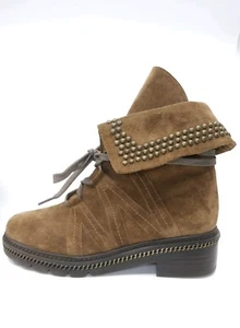 ¡NUEVO!  Botas de gamuza bronceadas Stuart Weitzman Yadastud talla 6 - Imagen 1 de 9