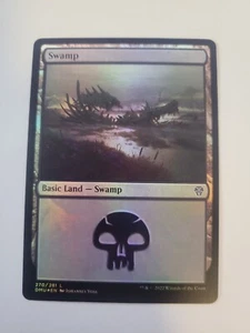 MTG Swamp 270/281 Dominaria United 270/281 Holo Land Black Unlimited - Picture 1 of 12