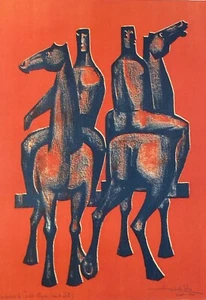 Amandio Silva (Porto), Lithografie 1960 - Bild 1 von 1