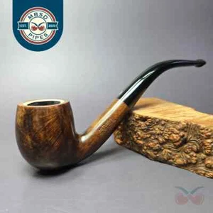 Astleys Meerschaum Foderato Piegato Biliardo Estate Briar Pipa, Tenute Inglese - Foto 1 di 10