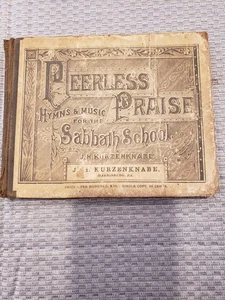 Peerless Praise: Hymns & Music for Sabbath School.1882. - Photo 1/8