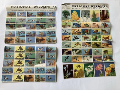 RARE Vintage National Wildlife Federation Stamp Sheets 1938 & 1939 FREE SHIPPING - Image 1 of 2