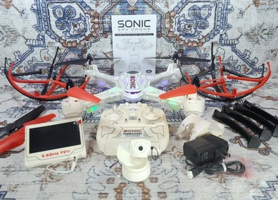World Tech Toys: SONIC DRONE 2.4GHz 4.5CH LIVE FEED Video Camera RC Drone *New* - Image 1 of 4