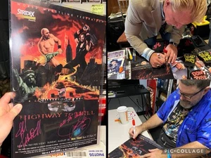 Mick Foley Jeff Jarrett Signed SUMMERSLAM 1998 WWE 11x17 PROOF INSCRIBED - Picture 1 of 1