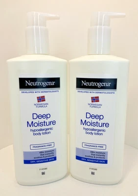 Neutrogena Hipoalergénica Hidratación Profunda Loción Corporal Sin Fragancia Paquete de 2 Foto 1 de 2