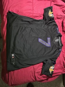 Nike Minnesota Vikings Christian Ponder #7 NFL Jersey Men's Size Large Black - Picture 1 of 4