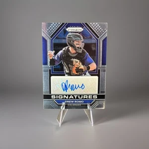 2023 Panini Prizm - Signatures Drew Romo #SIG-DR (AU, RC) - Picture 1 of 4