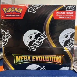 Caja de refuerzo mejorada sellada de fábrica Pokemon Mega Evolution nueva con tapa - Imagen 1 de 4