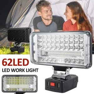 62 LED Work Light 7inch 5500-6000K Wireless LED Floodlight Waterproof stqHj - Picture 1 of 12