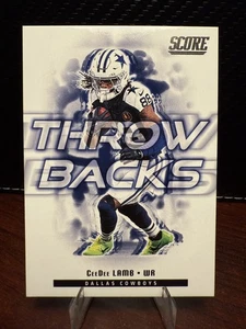 CeeDee Lamb Throwbacks Insert-2025 Panini Score #25 Dallas Cowboys NFL - Picture 1 of 2