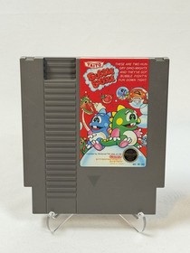 Bubble Bobble - Circle Seal - Nintendo NES, 1988 - Cleaned, Tested, & Working!