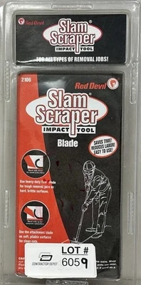 Лезвие ударного инструмента Red Devil #2106 Slam скребок - замена для инструмента для удаления - Изображение 1 из 3