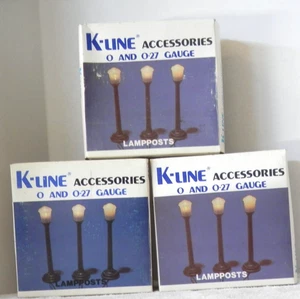 Lote De Colección De 3 Accesorios K-Line Faros Calibre 0 y 027 Nuevos En Caja - Imagen 1 de 4