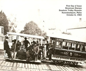#2059-2062 First Day Ceremony Program 20c Streetcars Stamps - Imagen 1 de 2