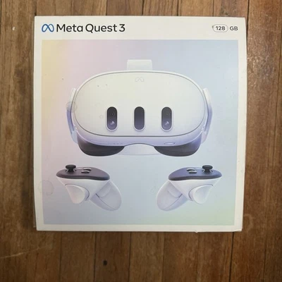 Meta Quest 3 128GB VR Headset - White - Image 1 of 4