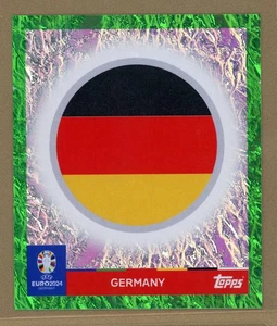2024 Panini Euro Sticker Germany Badge Green GER 1 - Picture 1 of 2