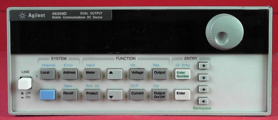 HP / Agilent 66309D Dual Mobile Communications dc Source 0-15V, 0-3A w/ DVM - Image 1 of 1